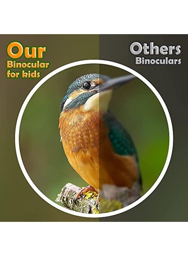 Blue Kids Binoculars 6x18 High Resolution Optics Lightweight for Bird Watching Stargazing - Image 5