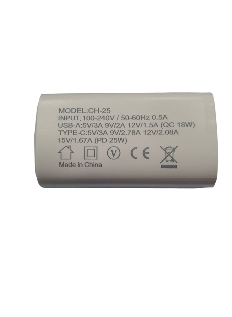 VIP VIP 45W PD - USB-C Super Fast Charging Travel Adapter (EU Plug) White  - Image 5