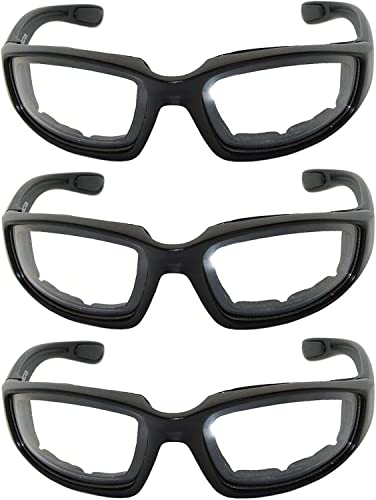 OWL - Padded Riding Glasses - Clear Lens (3 Pack) - Image 2
