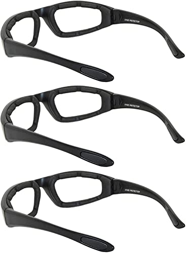 OWL - Padded Riding Glasses - Clear Lens (3 Pack) - Image 3