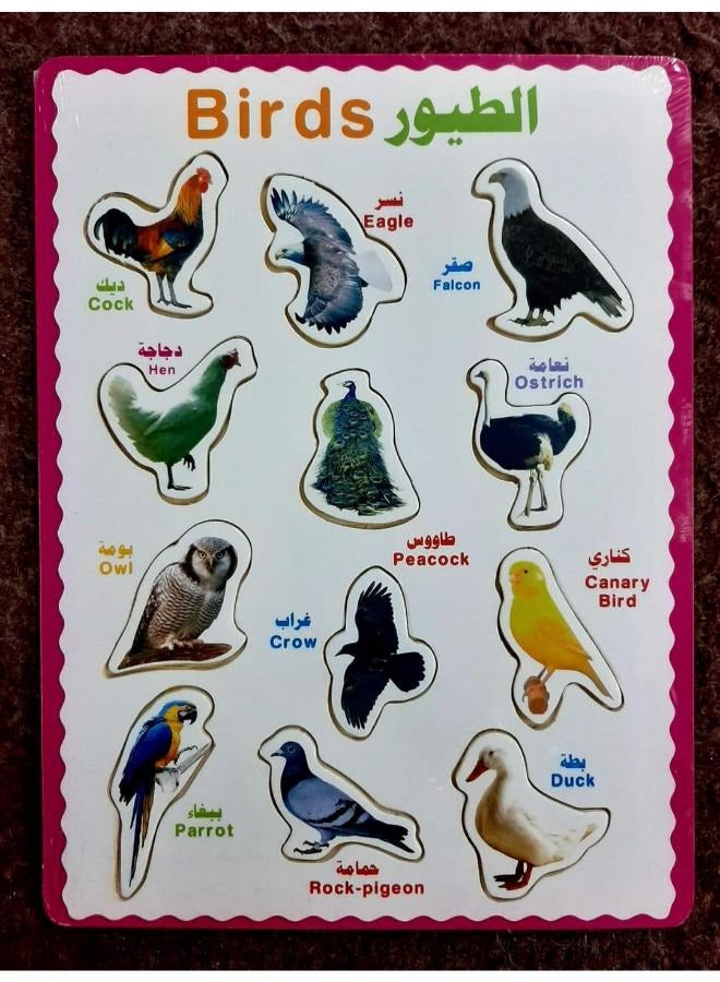 لوحة مطابمة الطيور