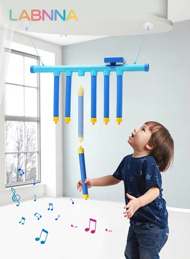 LABNNA لعبة اصطياد العصي المتساقطة مع 3 أوضاع للسرعة والموسيقى، مجموعة ألعاب عصي الإمساك بالعصي، آلة التقاط العصي، لعبة تدريب الأطفال على رد الفعل، ألعاب تفاعلية وألعاب، جهاز تدريب الأطفال على التكامل الحسي، لعبة تفاعلية بين الوالدين والطفل، 3 AA مطلوبة (غير متضمنة) - Image 1