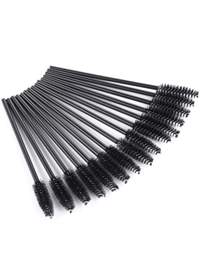 Tbestmax 200 Disposable Mascara Wand Eyebrow Brushes Spoolies Applicator For Eyelash Extension Makeup Kits  - Image 1