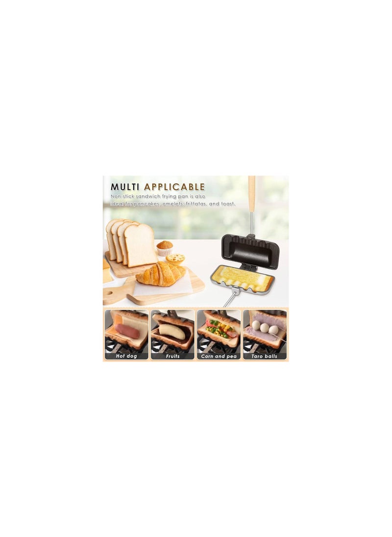 Generic - Double-Sided Sandwich Baking Pan, Double Sided Frying Pan - Image 1