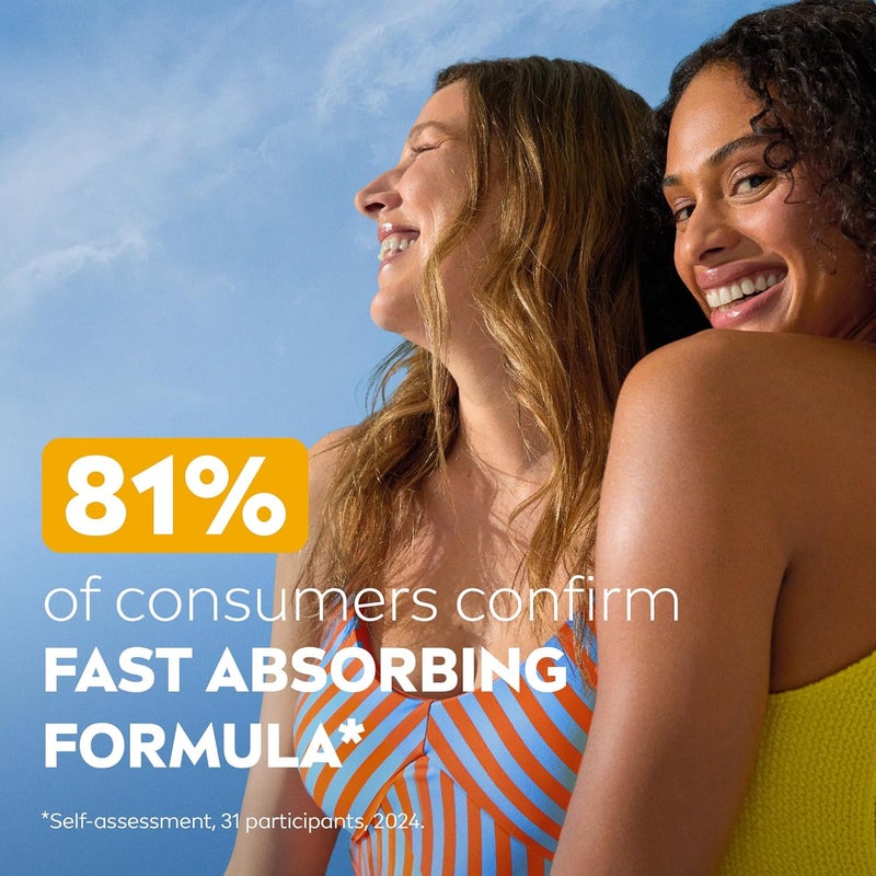 نيفيا لوشن نيفيا للحماية من الشمس، مرطب وواقي، عامل حماية من الشمس 50+، حماية فائقة وفورية من الأشعة فوق البنفسجية بنوعيها UVA وUVB، ترطيب يدوم 48 ساعة، مقاوم للماء، يحافظ على توازن ميكروبيوم البشرة، 200 مل - Image 2