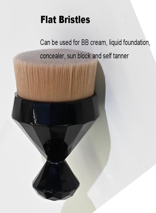 كوشين فرشاة كريم الأساس المسطحة الخالية من العيوب من كوشاين، وفرش مكياج التسمير الذاتي السائل الماسي للوجه والجسم - Image 5
