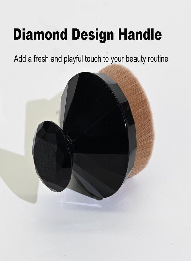 كوشين فرشاة كريم الأساس المسطحة الخالية من العيوب من كوشاين، وفرش مكياج التسمير الذاتي السائل الماسي للوجه والجسم - Image 2