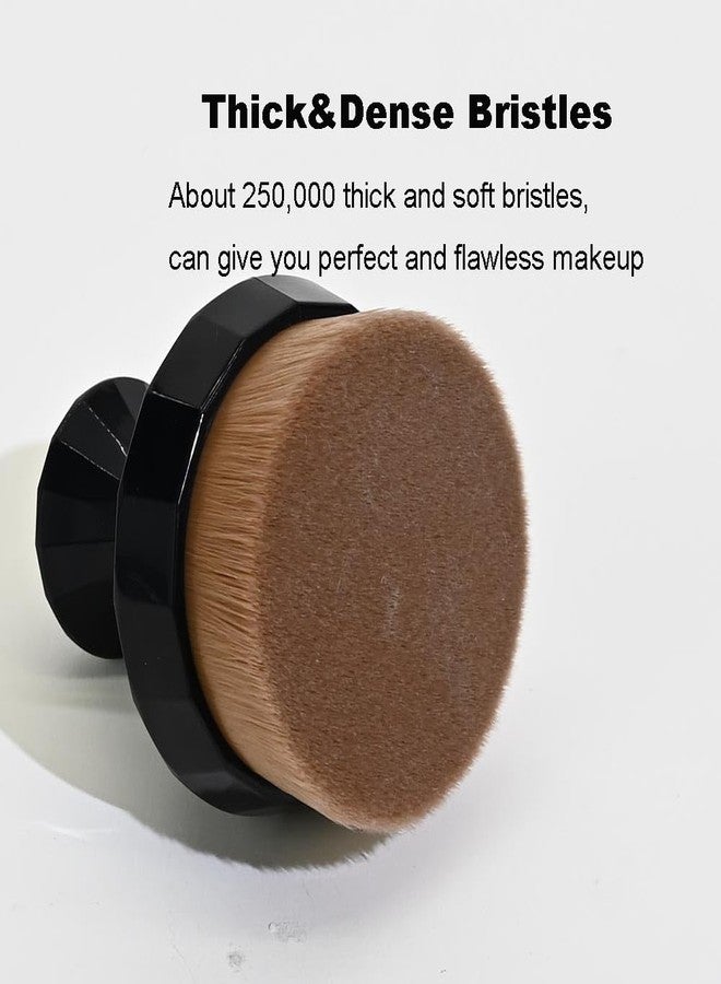 كوشين فرشاة كريم الأساس المسطحة الخالية من العيوب من كوشاين، وفرش مكياج التسمير الذاتي السائل الماسي للوجه والجسم - Image 4