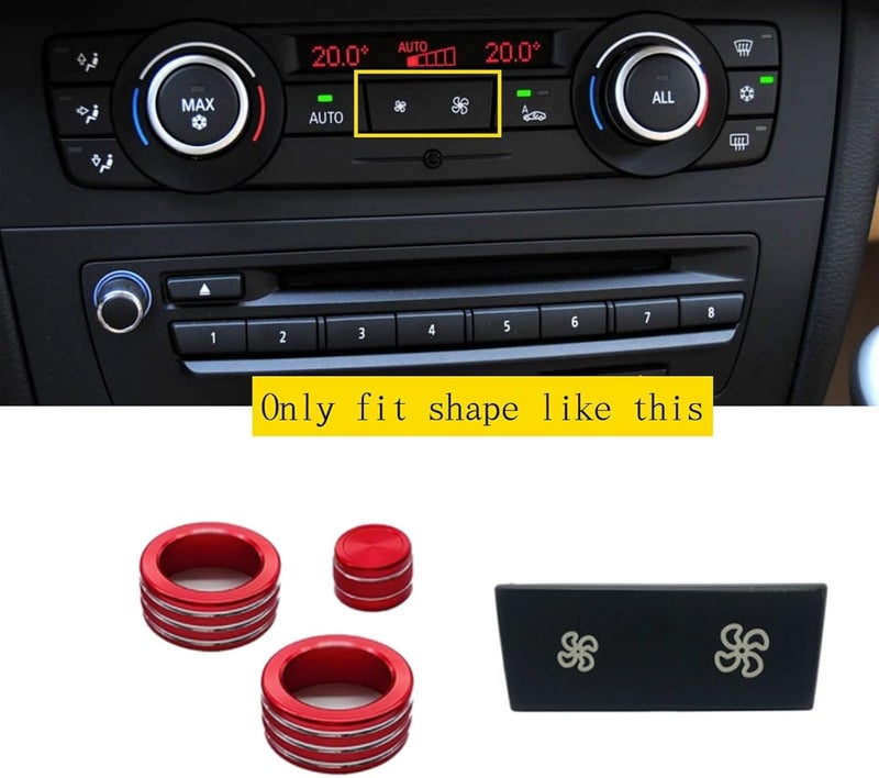 QASULER Car Air Conditioning Control Knob for BMW - Image 2