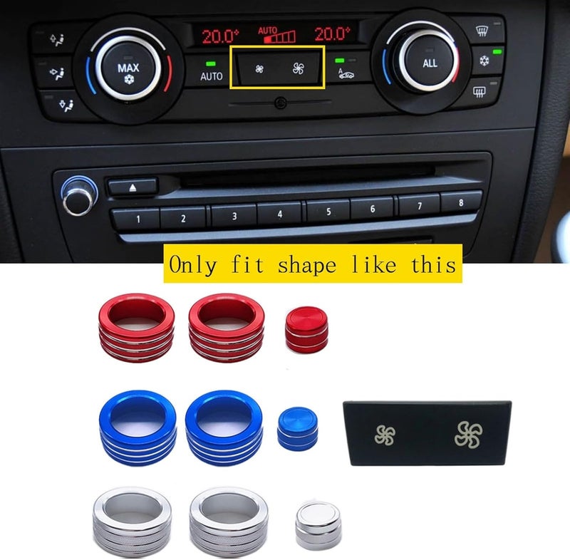 QASULER Car Air Conditioning Control Knob for BMW - Image 3