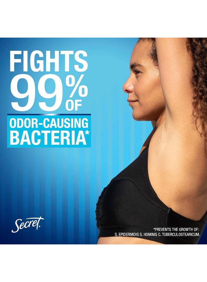 Secret Outlast Antiperspirant Deodorant for Women, Sweat & Odor Protection, PH Balancing Minerals, Invisible Solid, Completely Clean Scent, Travel Size, 0.5 oz - Image 4
