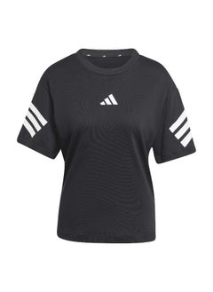 Adidas Adidas W Fi 3S Tee Black Training T-Shirts For Women 2Xs  - Image 1