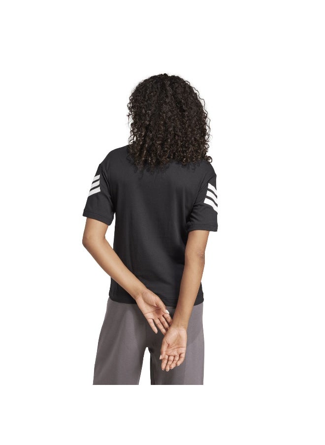 Adidas Adidas W Fi 3S Tee Black Training T-Shirts For Women 2Xs  - Image 4