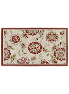 Brumlow Mills Brumlow Mills Samara Home Indoor Area Rug with Traditional Floral Print Pattern for Living Room Decor, Dining Room, Kitchen Rug, or Bedroom Carpet, 20" x 34", Red  - Image 1