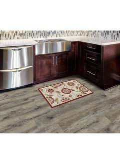 Brumlow Mills Brumlow Mills Samara Home Indoor Area Rug with Traditional Floral Print Pattern for Living Room Decor, Dining Room, Kitchen Rug, or Bedroom Carpet, 20" x 34", Red  - Image 3