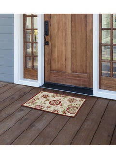 Brumlow Mills Brumlow Mills Samara Home Indoor Area Rug with Traditional Floral Print Pattern for Living Room Decor, Dining Room, Kitchen Rug, or Bedroom Carpet, 20" x 34", Red  - Image 2