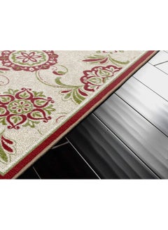 Brumlow Mills Brumlow Mills Samara Home Indoor Area Rug with Traditional Floral Print Pattern for Living Room Decor, Dining Room, Kitchen Rug, or Bedroom Carpet, 20" x 34", Red  - Image 4