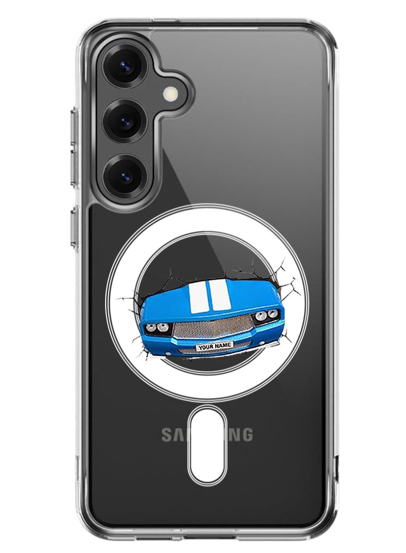 Theodor Magnetic Case for Samsung Galaxy S25 Plus 6.7-inch Compatible with MagSafe Wireless Charging, Shockproof Phone Bumper Cover Car  - Image 1