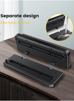 Garlo Sealer Machine, 5-in-1 Food Vacuum Sealer Machine, Compact Food Sealer Machine Easy Options for Food Preservation, 30MM Longer Seal Food Sealer for Dry and Moist Food Fresh Preservation with 10  - Image 5