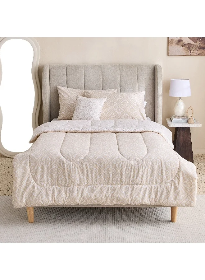 هوم بوكس طقم لحاف قطن مطبوع Madison Burnley BIAB من 5 قطع - 160x220 سم