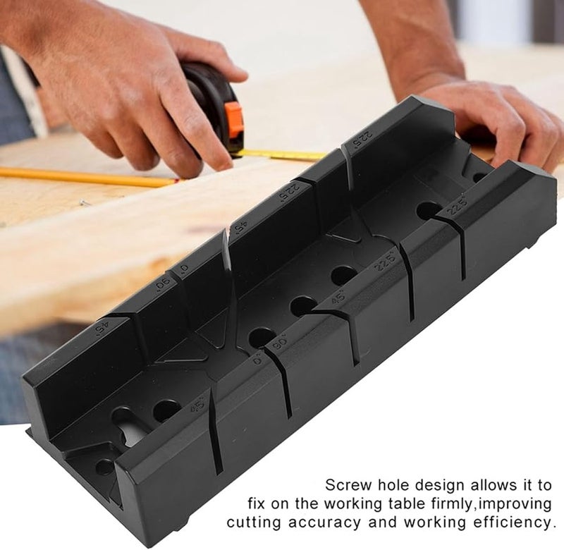 Woodworking Miter Saw Box 0 22.5 45 90 Degree Angle Tool for Carpenter - Image 5