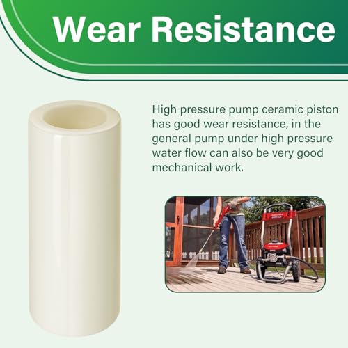 Dimakung 47040409 Ceramic Piston for General Pump, 20mm Pressure Washer Pump Ceramic Plunger Fits Interpump GP Replaces Part#'s 104803, 107892, 15-060009182, 87031900 - Piston Specs: 20 × 14 × 50mm - Image 4