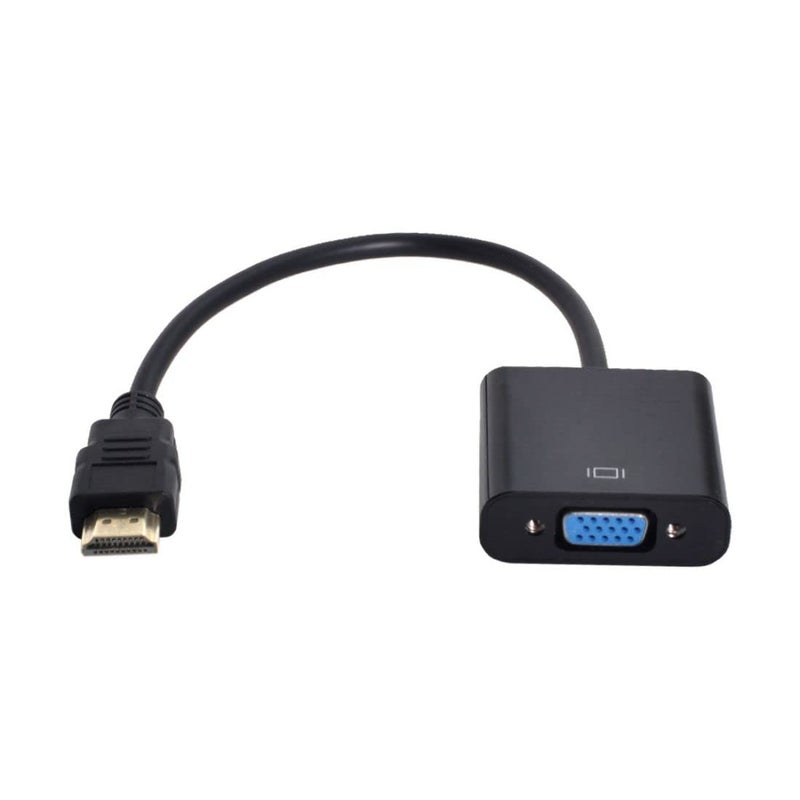 Chenyang محول HDMI إلى VGA، محول كابل HDMI ذكر مطلي بالذهب إلى VGA أنثى للكمبيوتر، سطح المكتب، اللابتوب، الشاشة، البروجيكتور - Image 1