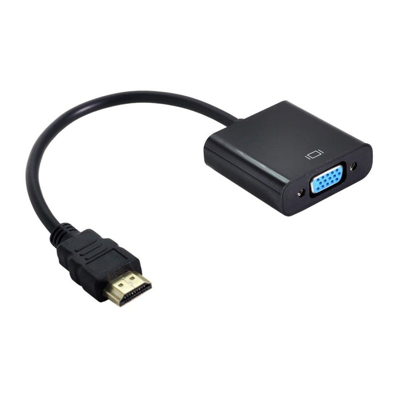 Chenyang محول HDMI إلى VGA، محول كابل HDMI ذكر مطلي بالذهب إلى VGA أنثى للكمبيوتر، سطح المكتب، اللابتوب، الشاشة، البروجيكتور - Image 5
