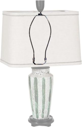 B&P Lamp® 8 Inch Heavy Duty Lamp Shade Harp Holder for Table and Floor Lamps, Antique Brass Finish - Image 3