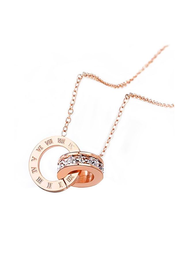 NIBEMINENT Alissa Interlocking Ring Pendant Necklace - Image 2