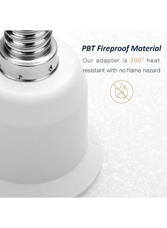 melfi E27 to E14 Conversion Lamp Holder - Lengthened for Easy Installation and Screw Adjustment" - Image 3