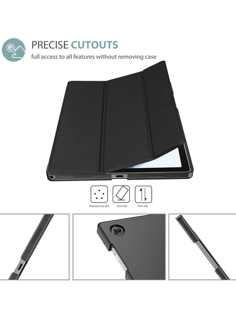 "ProCase Slim Stand Cover for Galaxy Tab A8 10.5 Inch (2022) - Hard Back Shell Protective Smart Case for Models SM-X200/X205/X207 (Black)" - Image 5