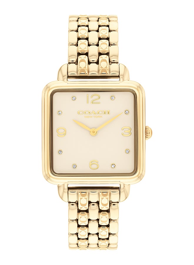 COACH WATCHES SQUARE ANALOG WOMEN'S CHAMPAGNE CASE WATCH - 14504495 - Image 1