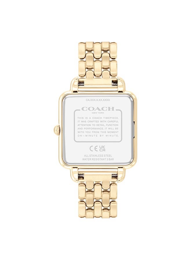 COACH WATCHES SQUARE ANALOG WOMEN'S CHAMPAGNE CASE WATCH - 14504495 - Image 2