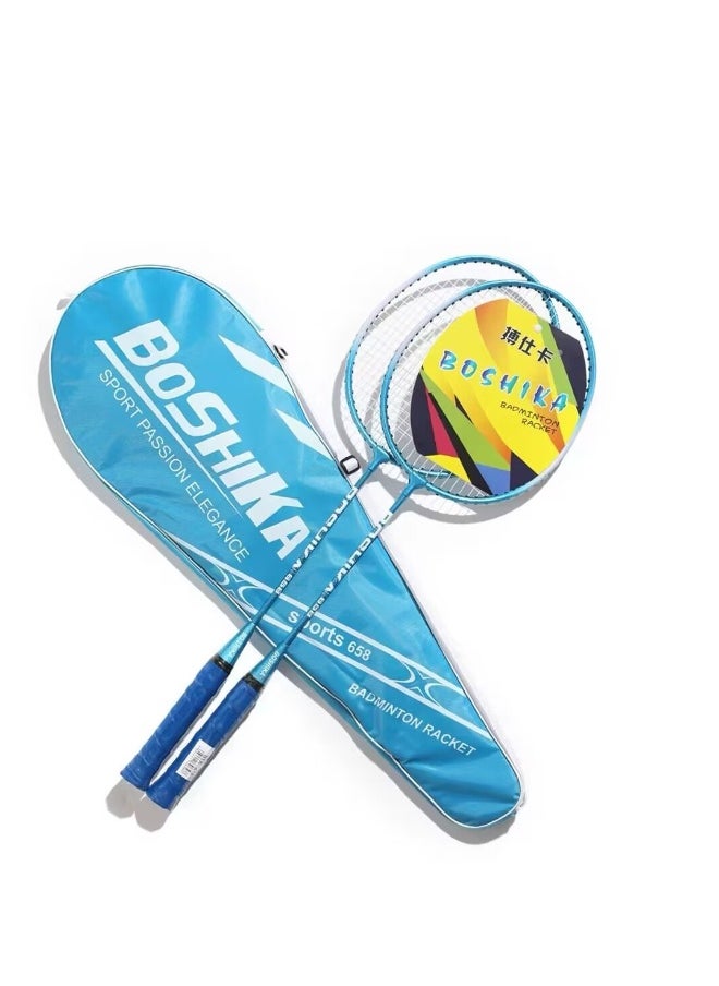 Badminton Racket Set, Lightweight Professional Badminton Racket Set for Adult and Children, Including 2 Rackets, 3 Shuttlecocks and Carry Bag