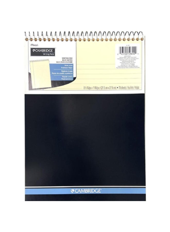 Cambridge Premium Writing Pad A4 70 Sheets (140 Pages)Legal Ruled Yellow - Image 1