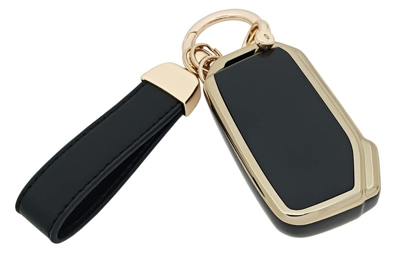 vurbemes TPU Car Protector Key Fob Cover Case with Chain for Kia 2020-2022 Soul 2019-2021 Forte 2020-2021 Telluride K5 2021-2022 Seltos NIRO Sportage Sorento Smart Remote Key Fob (Black) - Image 5