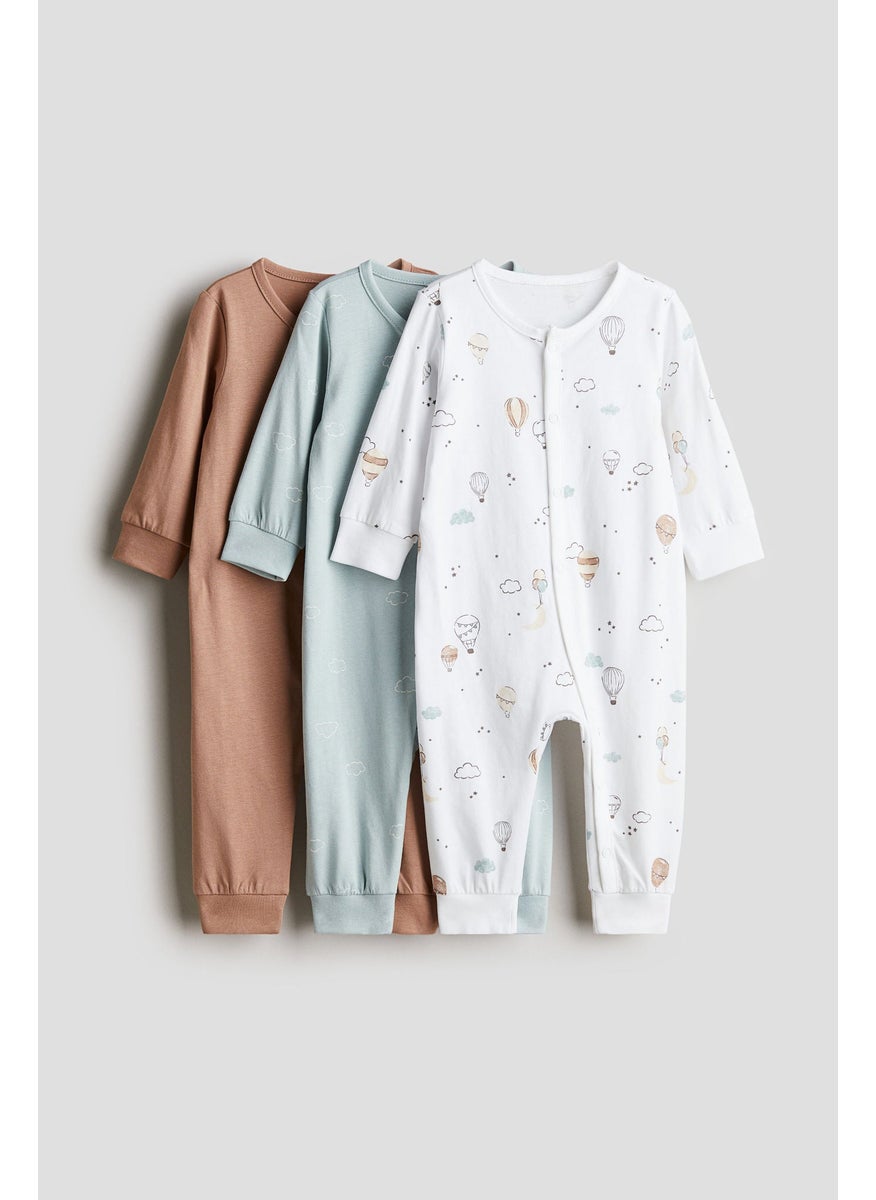 H&M 3-Pack Cotton Pyjamas  - Image 1
