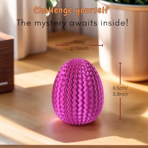 JHBEEY 2026 Creative Gift Box Easter Egg Mystery Puzzle with Hidden Compartment Reusable Brain Teaser Game for Adults Kids Money Gift Ideas for Birthday Christmas Party Celebration - Image 5
