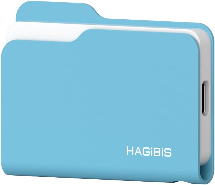 Hagibis SSD Enclosure, Folder Style USB 3.2 Gen2 10Gbps to NVMe PCI-E M.2 SSD Case, M.2 External Hard Drive Enclosure for MacBook Laptop iPad Android iPhone 17 Pro Max (Blue only 2230) - Image 1