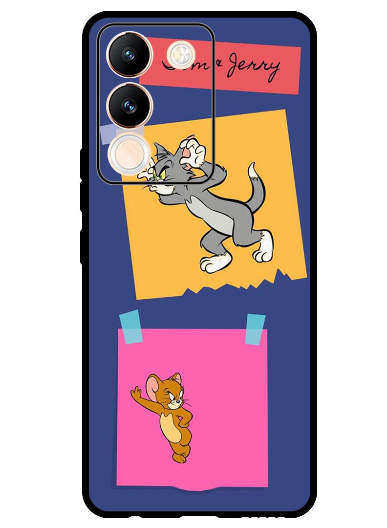 Theodor Protective Case Anti Scratch Shock Proof Bumper Cover For Vivo Y200 Tom & Jerry - Image 1