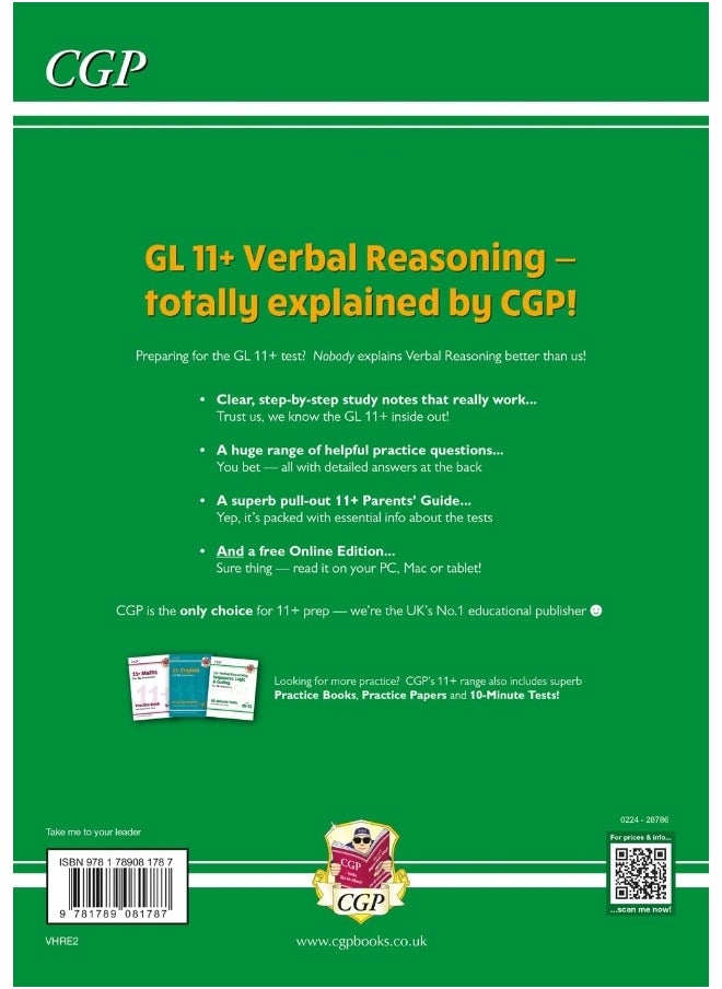 11+ GL Verbal Reasoning Study Book (with Parents Guide & Online Edition)  - Image 2