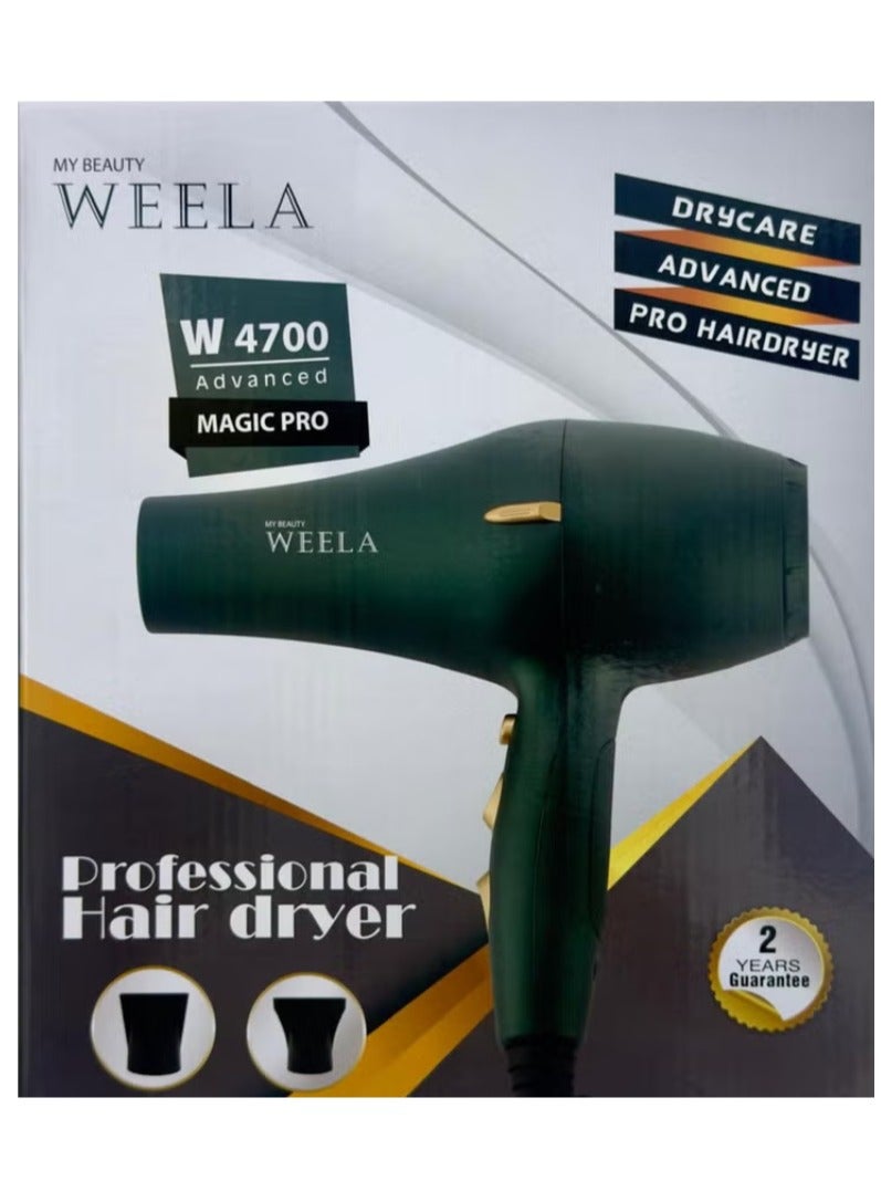 weela W4700 Professional 2200W High Power Hair Dryer Salon-Quality - Image 2