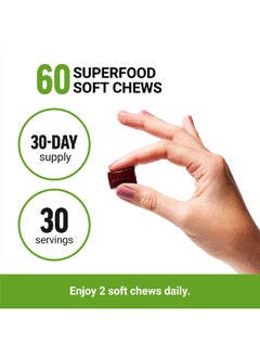 Force Factor Force Factor, Perfect Maca®, Dark Cherry, 60 Soft Chews  - Image 3