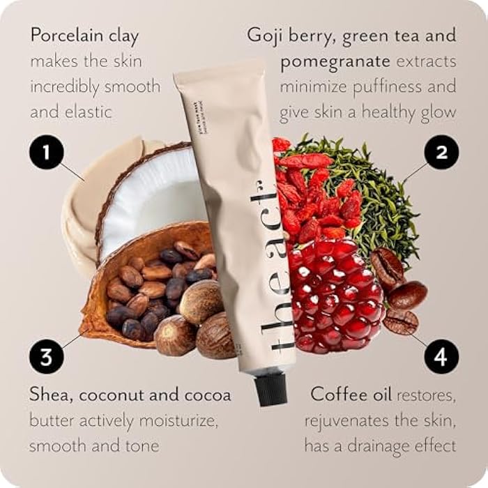 The Act Facial Mask - Moisturizer Coffee Face Mask -Hydrating Face Masks Skincare, Antioxidants for All Skin Types | Lightweight, Non-Greasy 2Fl Oz - Image 5