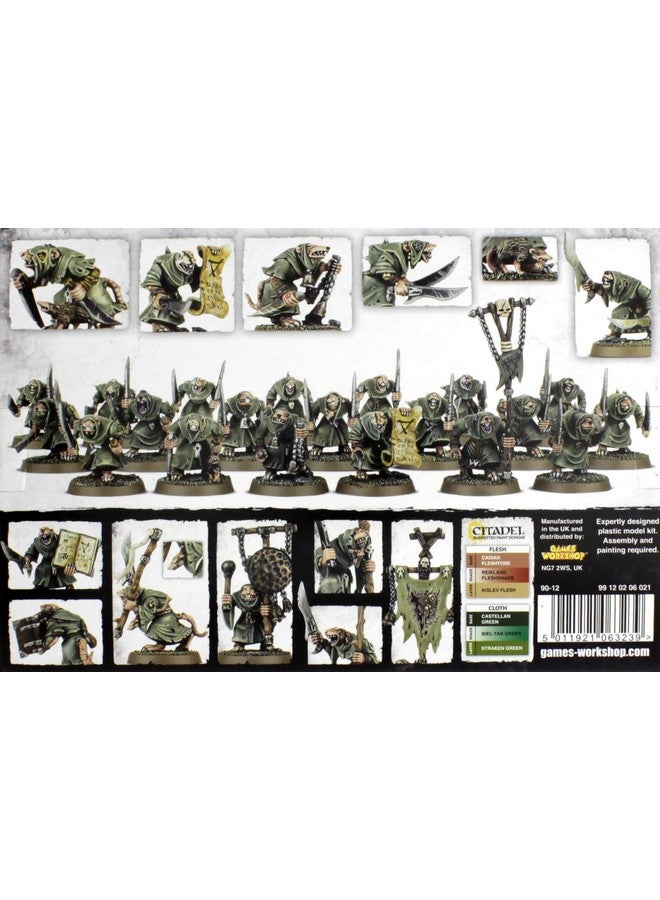 Games Workshop Warhammer 40K Age of Sigmar Skaven Pestilens Plague Monks - Image 3