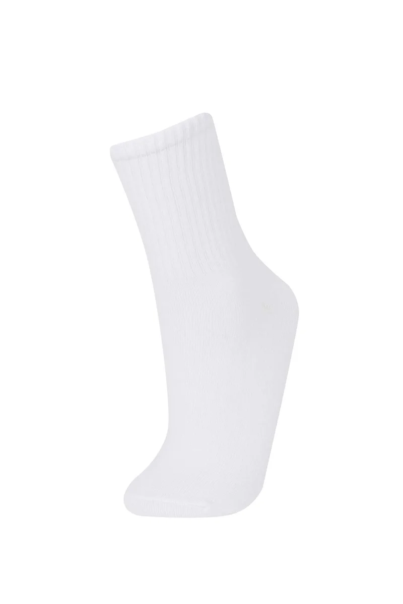 DeFacto Woman Comfortable Elastic 3 Piece Cotton Long Socks