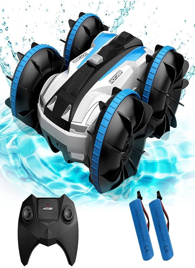 Beauenty Remote Control Car - Outdoor 2.4GHz Water & Land 2 IN 1 4WD 360°  Amphibious Drift  - Image 1