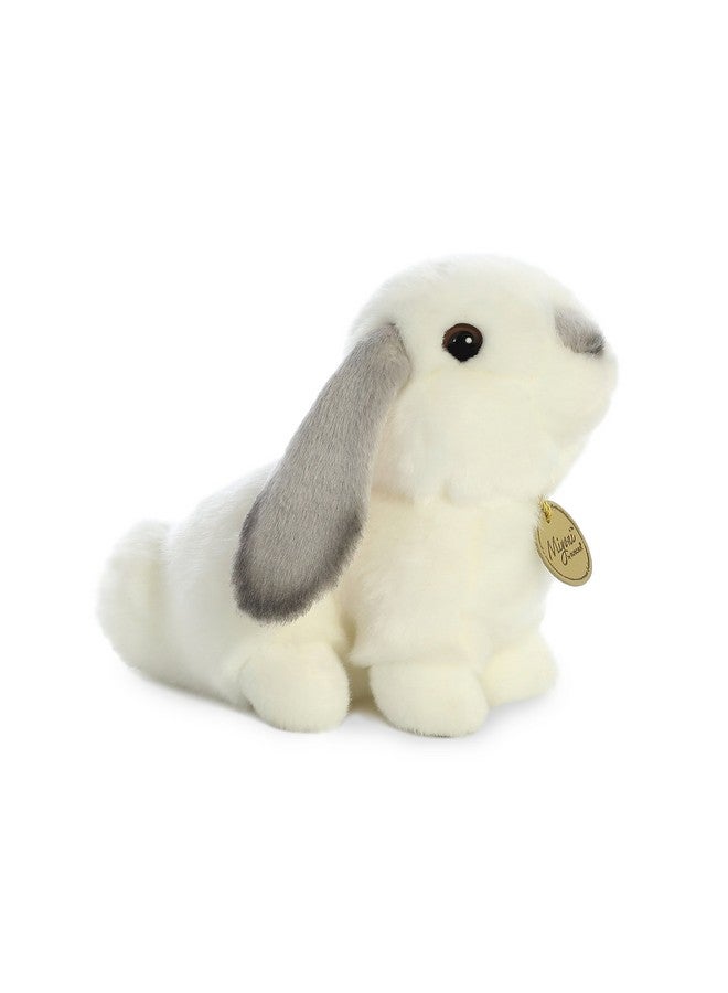 Aurora® Realistic Miyoni® Lop Eared Rabbit Stuffed Animal - Lifelike Detail - Cherished Companionship - Grey 8 Inches - Image 2