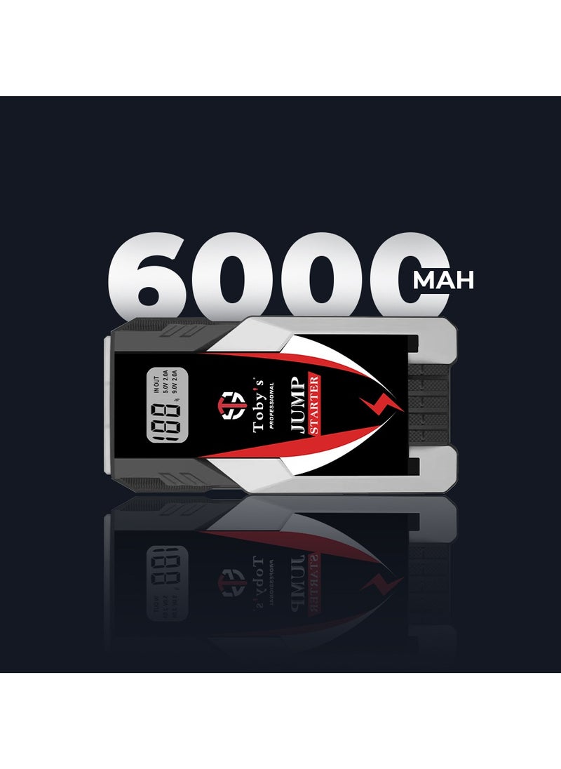 Toby's Toby's X6 6000mAh and 22.2WH Power Bank Powerful Jump Starter  - Image 4
